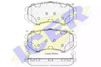 Icer 181644 Brake pads
