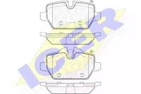 Icer 182008 Колодки тормозные