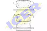 Icer 182017 Колодки гальмівні Icer 182017 Колодки гальмівні