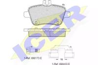 Icer 182039-067 Brake pads