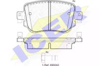 Icer 182152 Brake pads Icer 182152 Brake pads