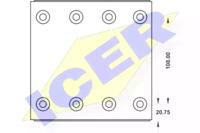 Icer 21 7988 00 Brake pads