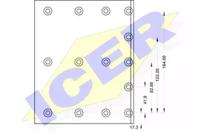 Icer 21 9071 00 Колодки гальмівні
