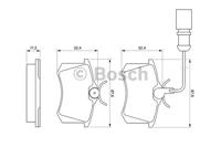 Bosch 0 986 424 559 Brake pads