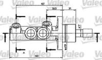 Valeo 402250 Cylinder brake master
