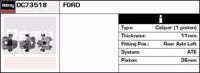 Remy DC73518 Brake caliper