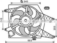 Ava RT7548 Fan and motor assy Ava RT7548 Fan and motor assy