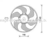 Ava RT7567 Fan and motor assy Ava RT7567 Fan and motor assy