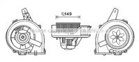 Ava ST8044 Вентилятор салона