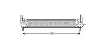 Ava STA4039 Радіатор інтеркулера