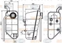 Hella 8MA 376 755-821 Reservoir assy coolant Hella 8MA 376 755-821 Reservoir assy coolant