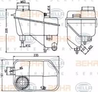Hella 8MA 376 789-701 Reservoir assy coolant Hella 8MA 376 789-701 Reservoir assy coolant