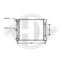 Diederichs 8502018 Радіатор охолодження двигуна