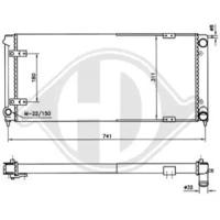 Diederichs 8502638 Радіатор охолодження двигуна