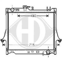 Diederichs 8540281 Радиатор охлаждения двигателя Diederichs 8540281 Радиатор охлаждения двигателя