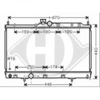 Diederichs 8580705 Радіатор