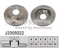 Nipparts J3305022 Brake disc