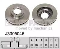 Nipparts J3305046 Brake disc
