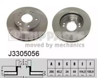 Nipparts J3305056 Диск тормозной Nipparts J3305056 Диск тормозной