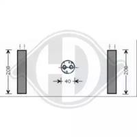 Diederichs 8643510 Осушувач кондиціонера