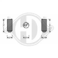 Diederichs 8652081 Receiver tank air conditioner