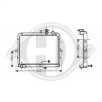 Diederichs 8659001 Радіатор охолодження двигуна