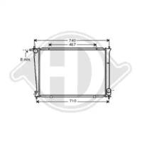 Diederichs 8688205 Радіатор Diederichs 8688205 Радіатор