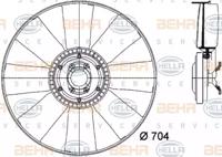 Hella 8MV 376 728-161 Fan and motor assy