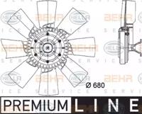 Hella 8MV 376 728-391 Вентилятор охлаждения двигателя