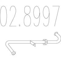 MTS 02.8997 Муфта системи випуску