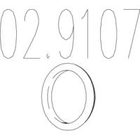 MTS 02.9107 Exhaust pipe support