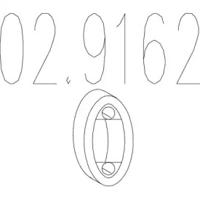 MTS 02.9162 Exhaust pipe support