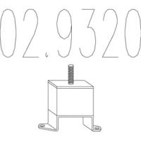 MTS 02.9320 Кронштейн системи випуску відпрацьованих газів