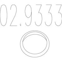 MTS 02.9333 Прокладка труби вихлопного газу MTS 02.9333 Прокладка труби вихлопного газу