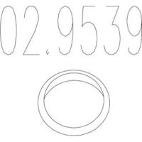 MTS 02.9539 Прокладка трубы выхлопного газа MTS 02.9539 Прокладка трубы выхлопного газа