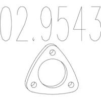 MTS 02.9543 Прокладка труби вихлопного газу