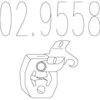 MTS 02.9558 Кронштейн системи випуску відпрацьованих газів MTS 02.9558 Кронштейн системи випуску відпрацьованих газів