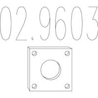 MTS 02.9603 Прокладка труби вихлопного газу MTS 02.9603 Прокладка труби вихлопного газу