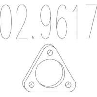 MTS 02.9617 Прокладка глушителя
