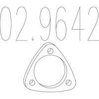 MTS 02.9642 Прокладка трубы выхлопного газа