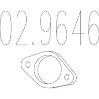 MTS 02.9646 Прокладка глушителя MTS 02.9646 Прокладка глушителя