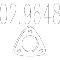 MTS 02.9648 Прокладка трубы выхлопного газа MTS 02.9648 Прокладка трубы выхлопного газа