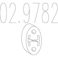 MTS 02.9782 Exhaust pipe support