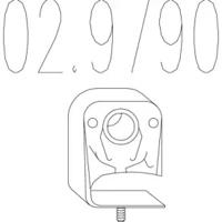 MTS 02.9790 Кронштейн системы выпуска отработанных газов MTS 02.9790 Кронштейн системы выпуска отработанных газов