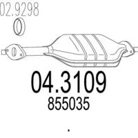 MTS 04.3109 Katalysato