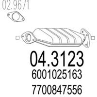 MTS 04.3123 Катализатор MTS 04.3123 Катализатор