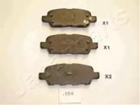 Japanparts PP154AF Brake pads