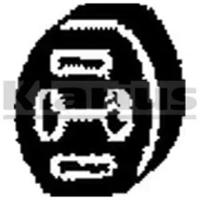 Klarius 420273 Exhaust pipe support Klarius 420273 Exhaust pipe support