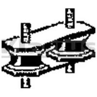 Klarius 420401 Exhaust pipe support Klarius 420401 Exhaust pipe support