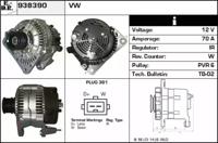 EDR 938390 Alternator assy